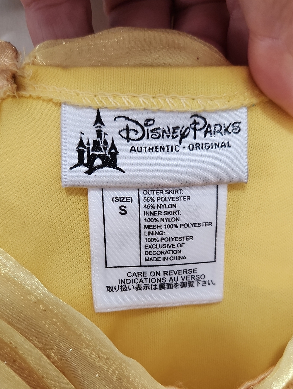 Disney Parks Child's Beauty and the Beast Belle Dress Costume - Picture 9 of 15